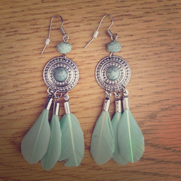 H&M Accessories - H&M Feather Earrings