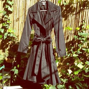 Black swing coat