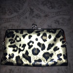 Leopard print wallet