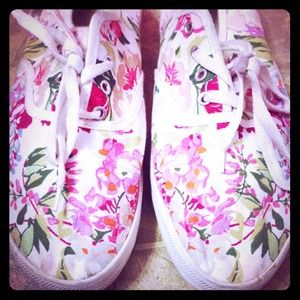 Floral Canvas sneakers