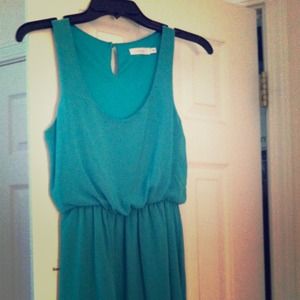 Teal lush brand dress
