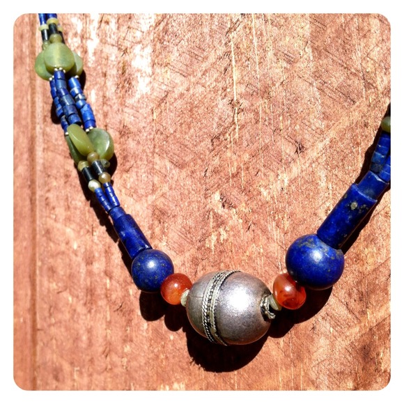 Boho beaded necklace