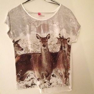 Graphic Deer H&M T-Shirt
