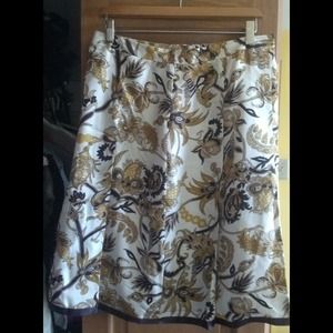 Silk Old Navy print Skirt