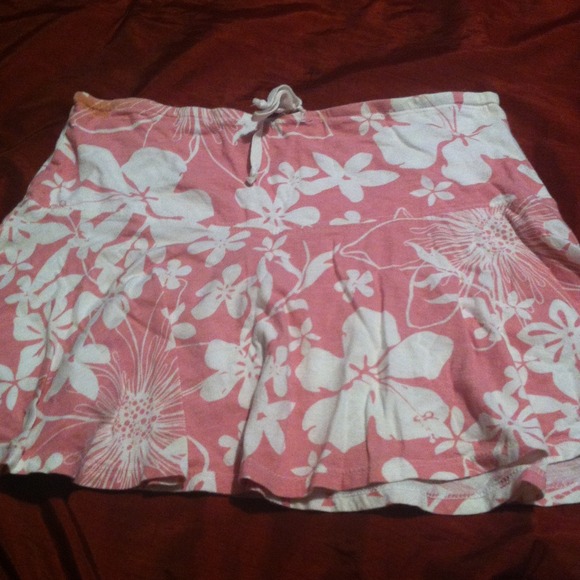 Pink Floral skirt
