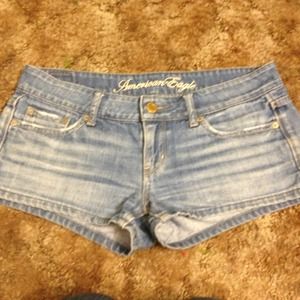 Denim shorts