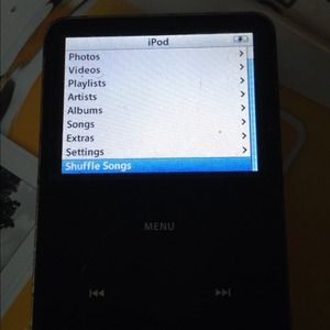 80GB IPod Black and Silver
