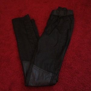 Leather Jeggings