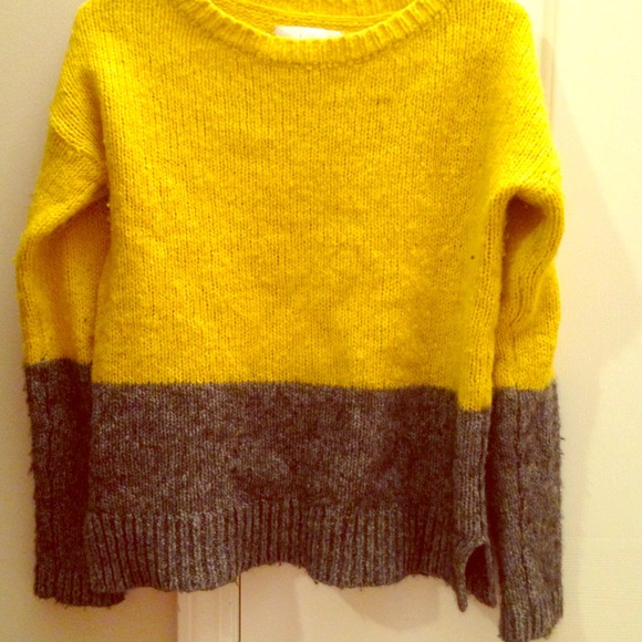 Ann Taylor Loft color block sweater