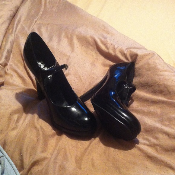 Black Mary Janes