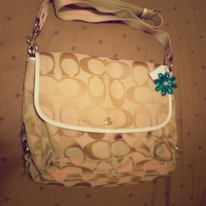 Authentic Coach Crossbody Logo Bag