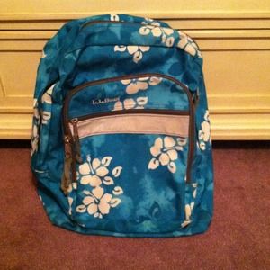 Teal LL Bean backpack