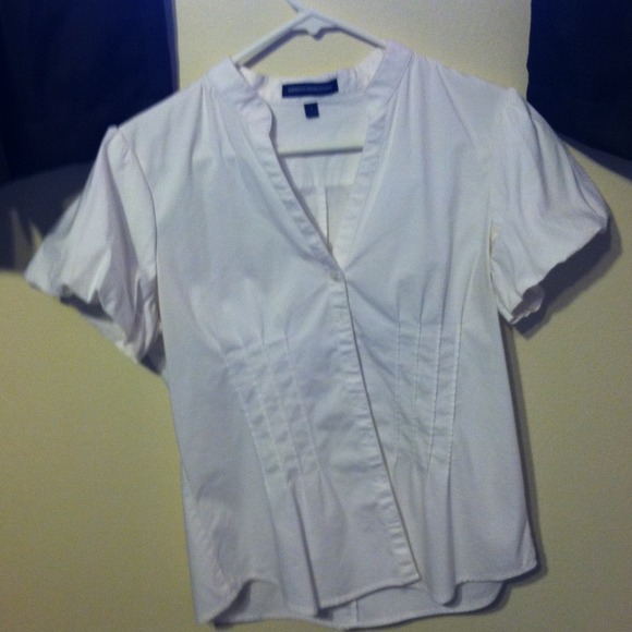 Express Classic white office shirt💕