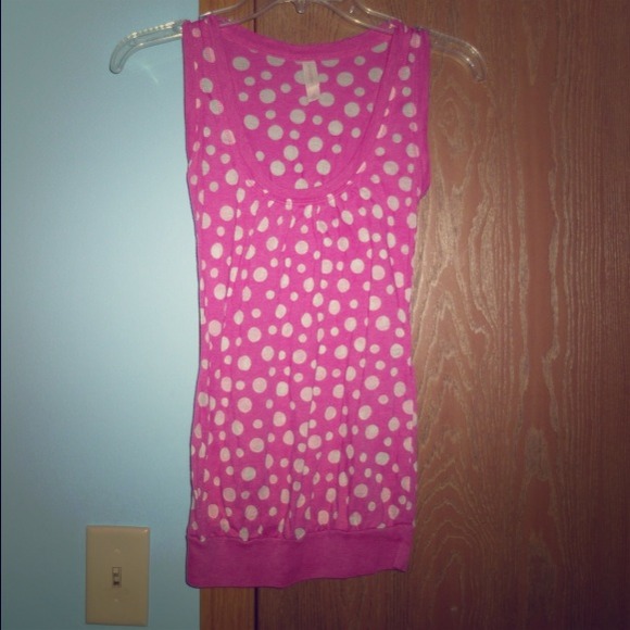 Dressy Polkadot tank