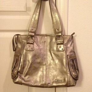 Kenneth Cole silver tote