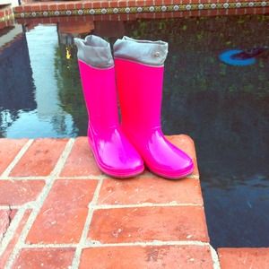 Pink Wellies size 3