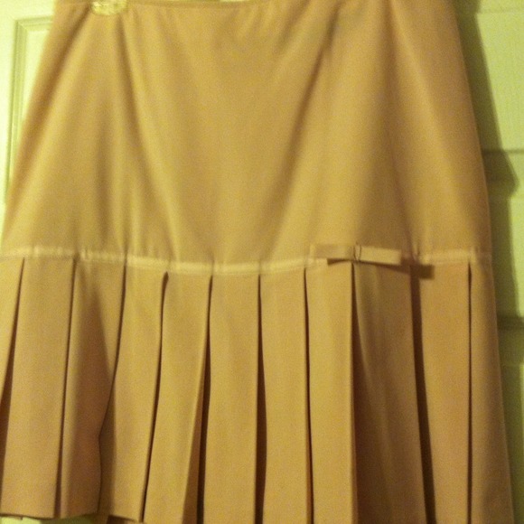 Pleated pink skirt. Jc penny's