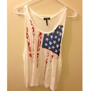 🚫SOLD🚫American flag tank/muscle tank