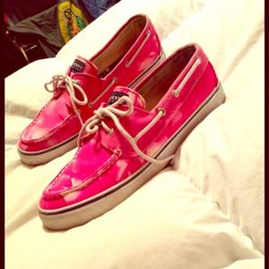 Pink Tye-Dye Sperrys!!!