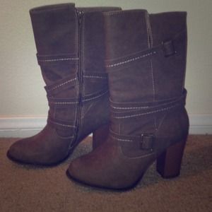 Brown Soft Leather Boots