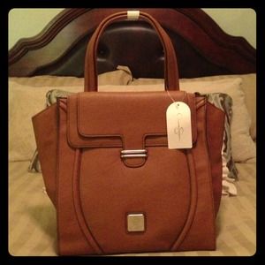 Jessica Simpson Contempo Walnut Tote Bag Brand New