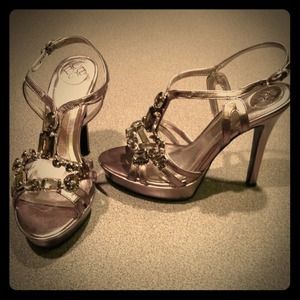 BCBG Generation rhinestone platform sandals