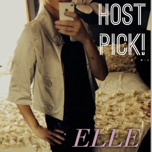 ⭐️HOST PICK! 11/16⭐️silver satin crop coat