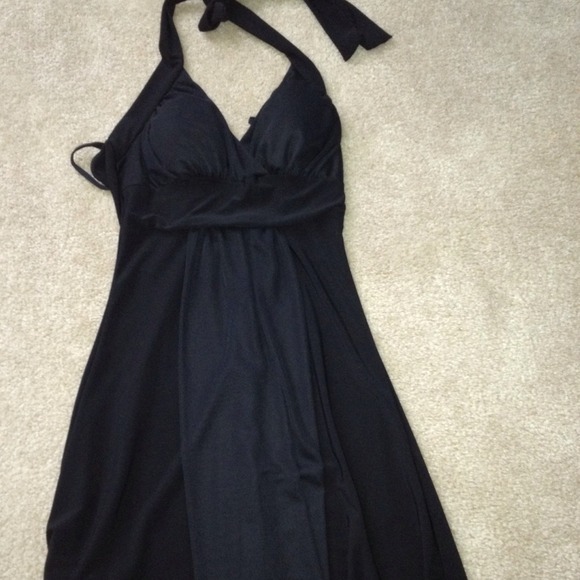 Black Halter Dress
