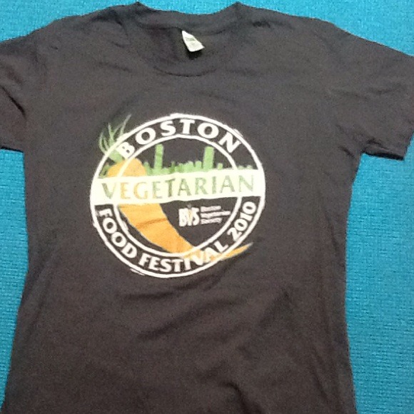 Boston Vegetarian Festival 2010 t-shirt