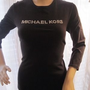 Michael Kors Bling Knit Top