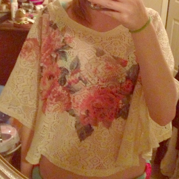 Crochet flower top!