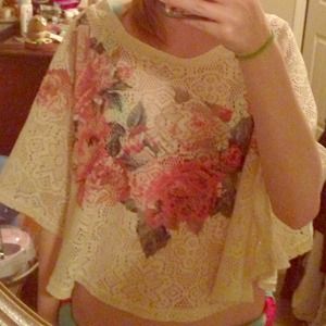 Crochet flower top!