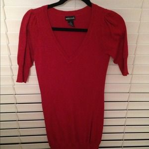 Red sweater dress REDUCED
