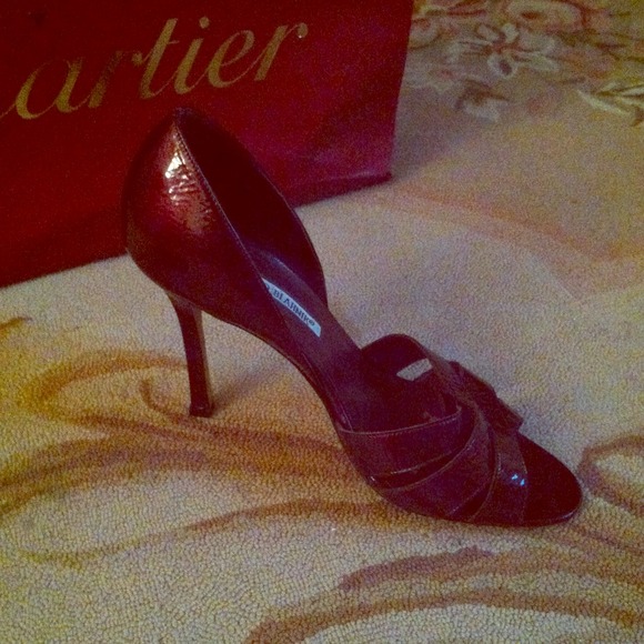 MANOLO BLAHNIK d'orsay - Picture 1 of 4