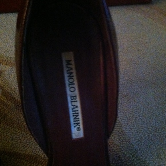 MANOLO BLAHNIK d'orsay - Picture 4 of 4