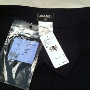 Sold on eBay! CHANEL. NWT Navy Ruffled Skort