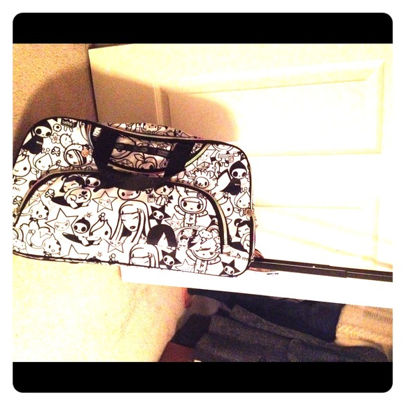 💢SOLD💢Tokidoki look a like rolling/travel bag