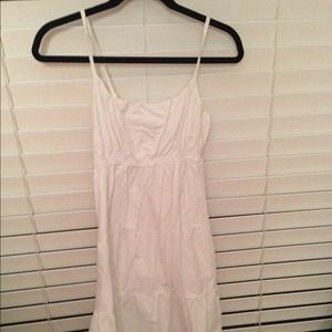 Short white dress