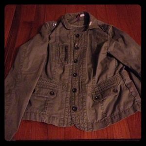 Vintage olive Military Jacket from H&M