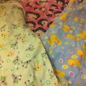 Scrub tops