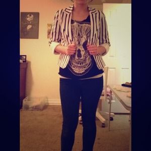 Forever21 striped blazer