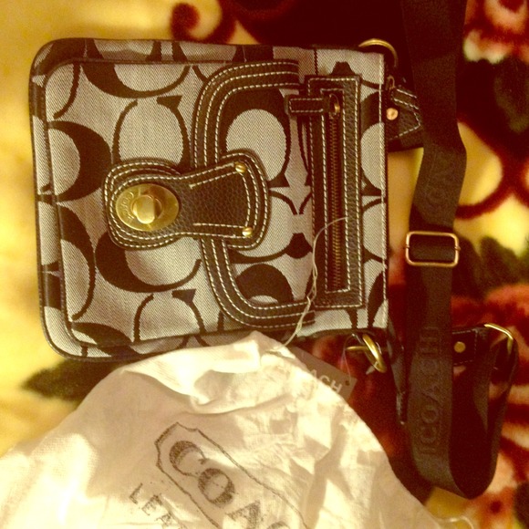 Black Coach side bag REDUCED