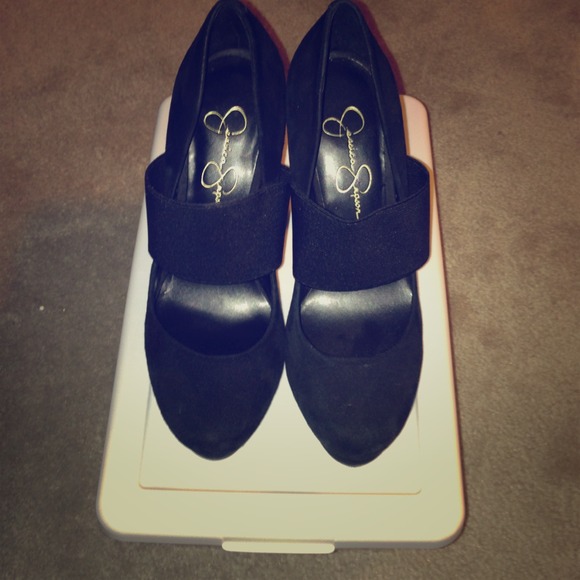 🚫SOLD in Bundle🚫Jessica Simpson Black Suede Pump