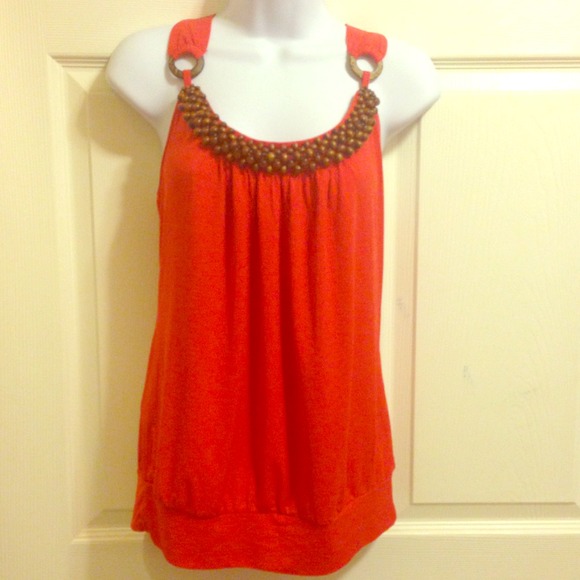 -----SOLD-----Pretty tangerine tank