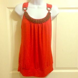 -----SOLD-----Pretty tangerine tank