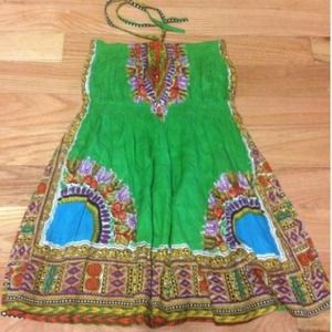 Hippie hobo top halter size medium