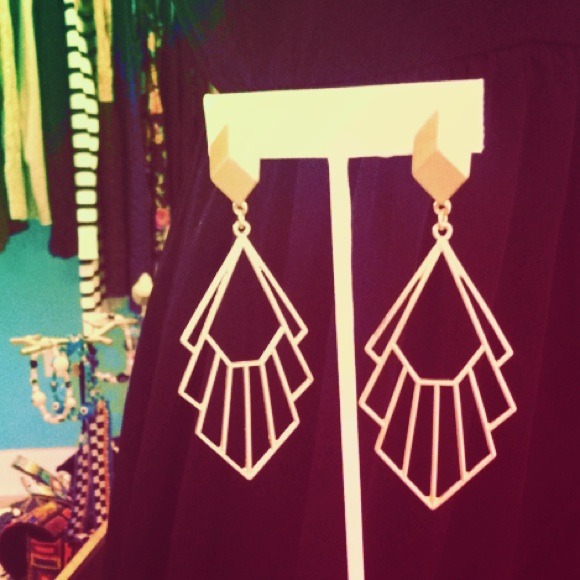 ArtDeco Gold Earrings