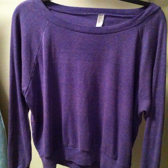American Apparel off the shoulder sweater.