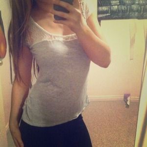 Buckle shirt with laced back