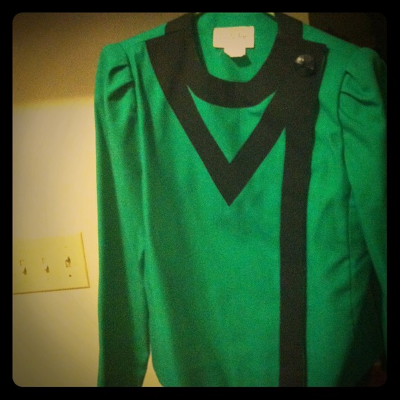 Vintage green blouse